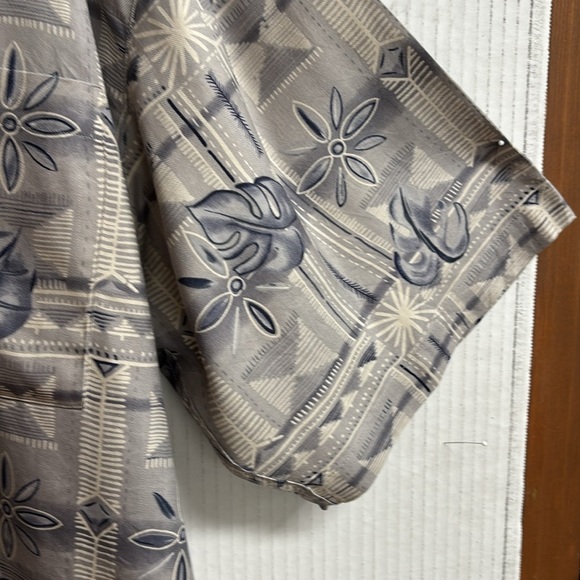 Feiss Men's Hawaiian Short Sleeve Button Down Shirt 100% Silk Size XXL - Picture 4 of 14